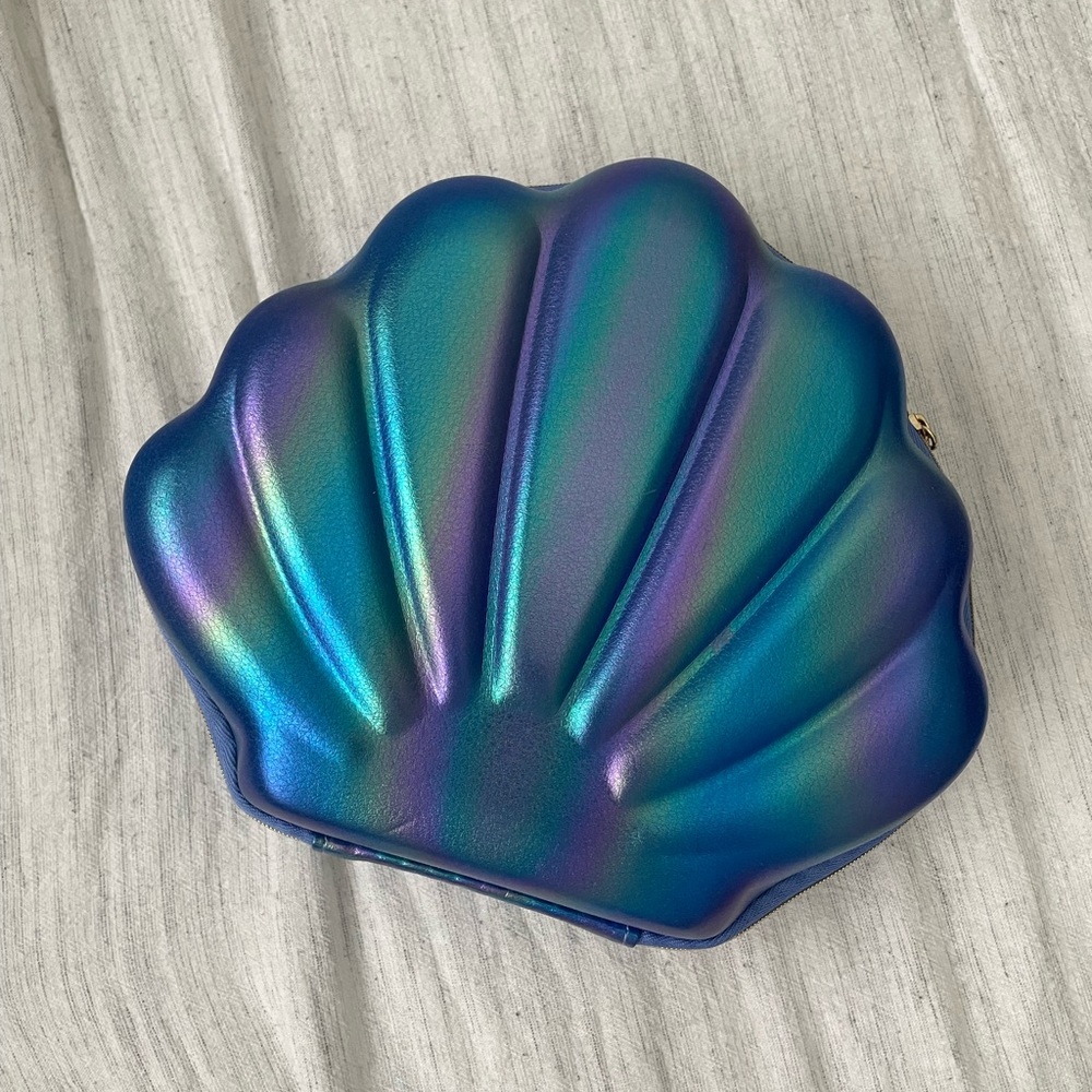 Ulta Beauty Iridescent Shell Travel Bag